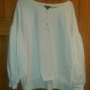 White long sleeve top NWT